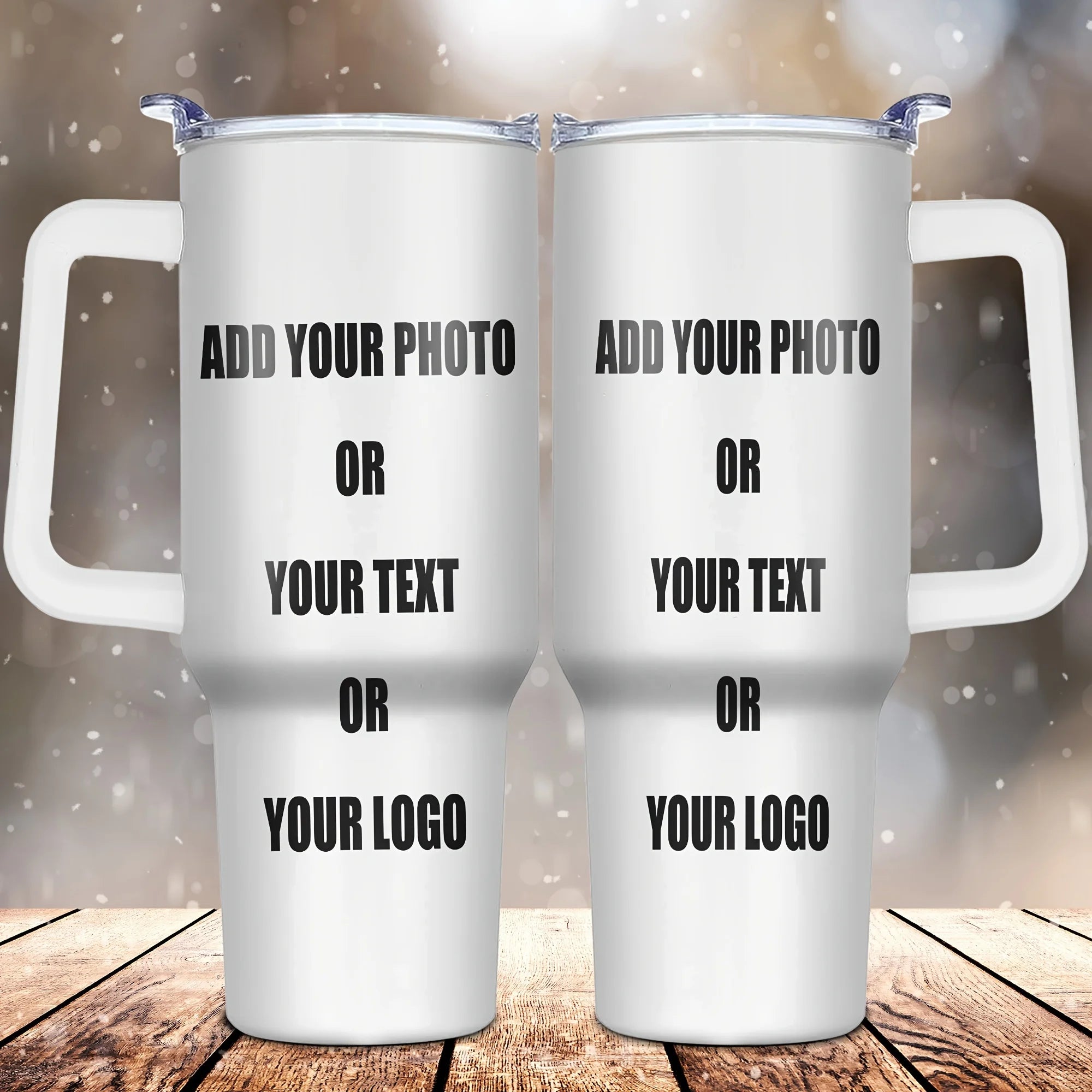 Floral Initial Letter Tumbler – 40oz Insulated Travel Mug with Handle & Straw