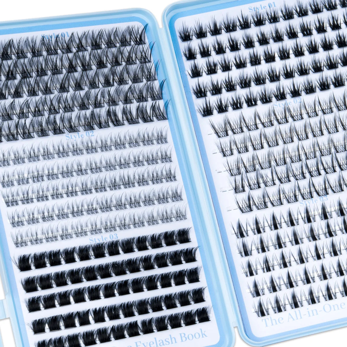 Cluster Lashes Book – DIY Individual Lash Extensions Kit with Tweezers