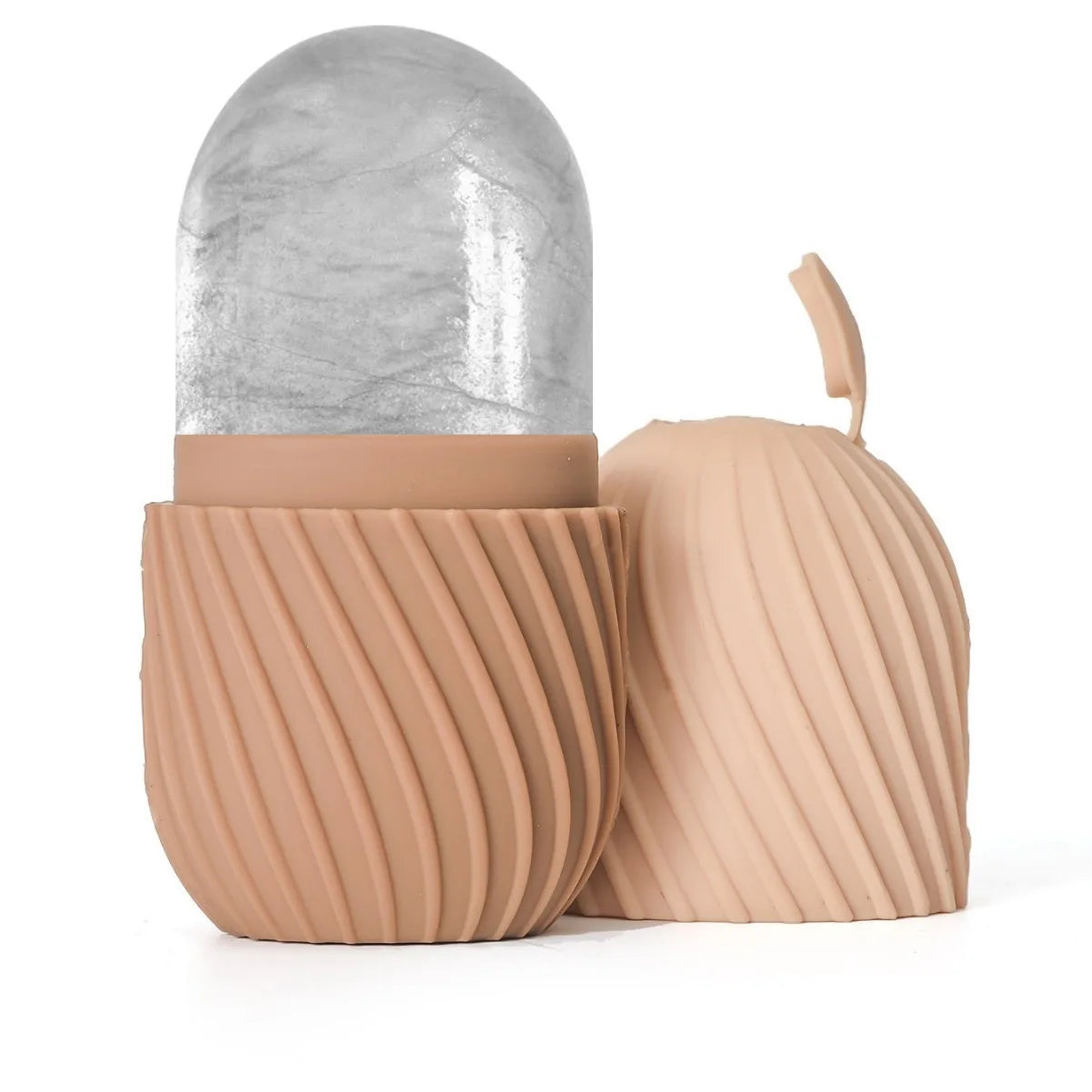 Ice Globe Face Massager – Silicone Cold Therapy Tool for Glowing Skin