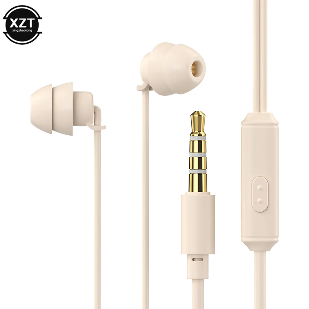 Wired In-Ear Earphones with Mic – 3.5mm Noise Isolating Earbuds for iPhone & Android