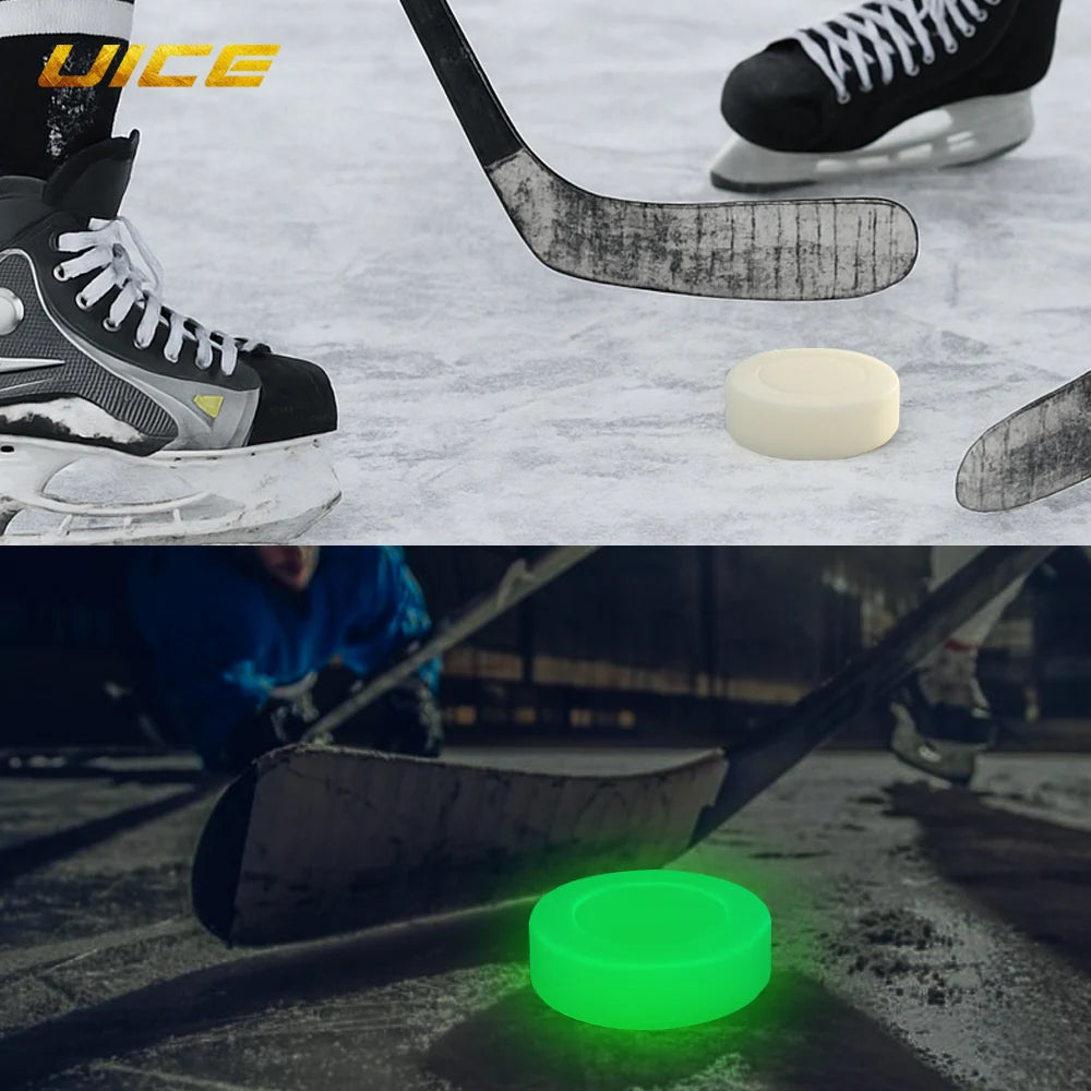 JL-Sport Underice Hockey Balls – High-Quality Rubber | Glow in the Dark Option