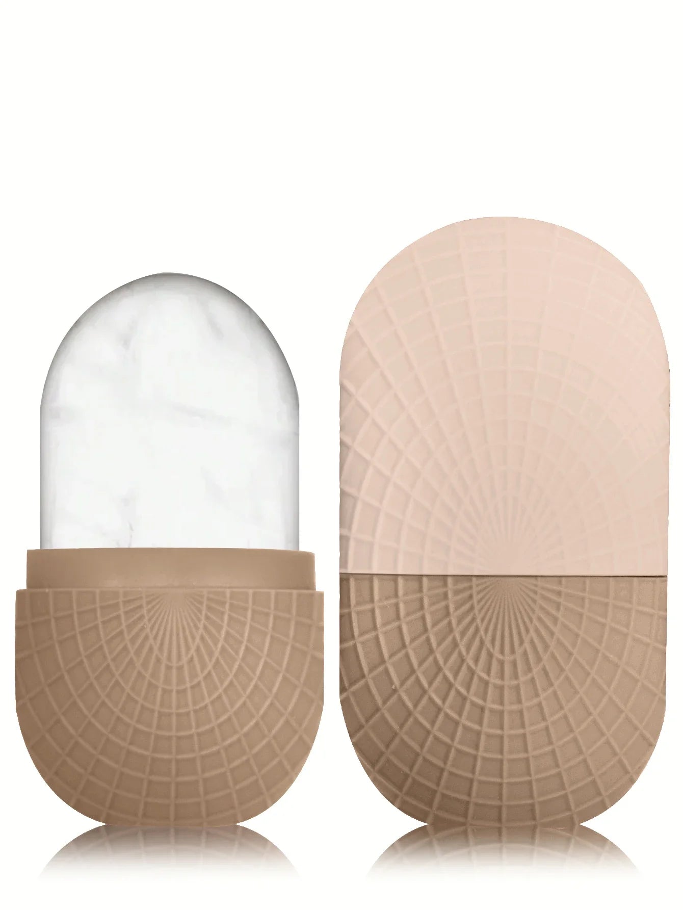 Lavender Ice Globe Face Roller – Floral Cold Therapy Skincare Tool