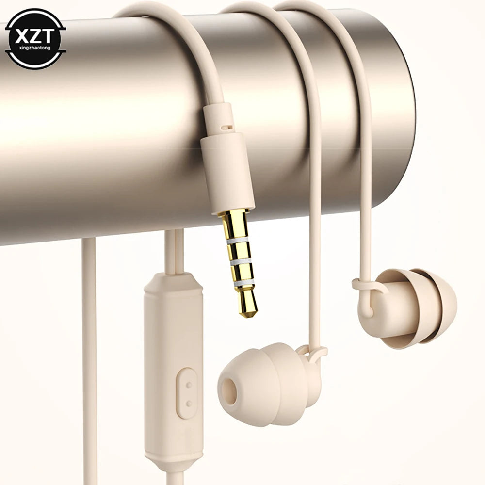 Wired In-Ear Earphones with Mic – 3.5mm Noise Isolating Earbuds for iPhone & Android