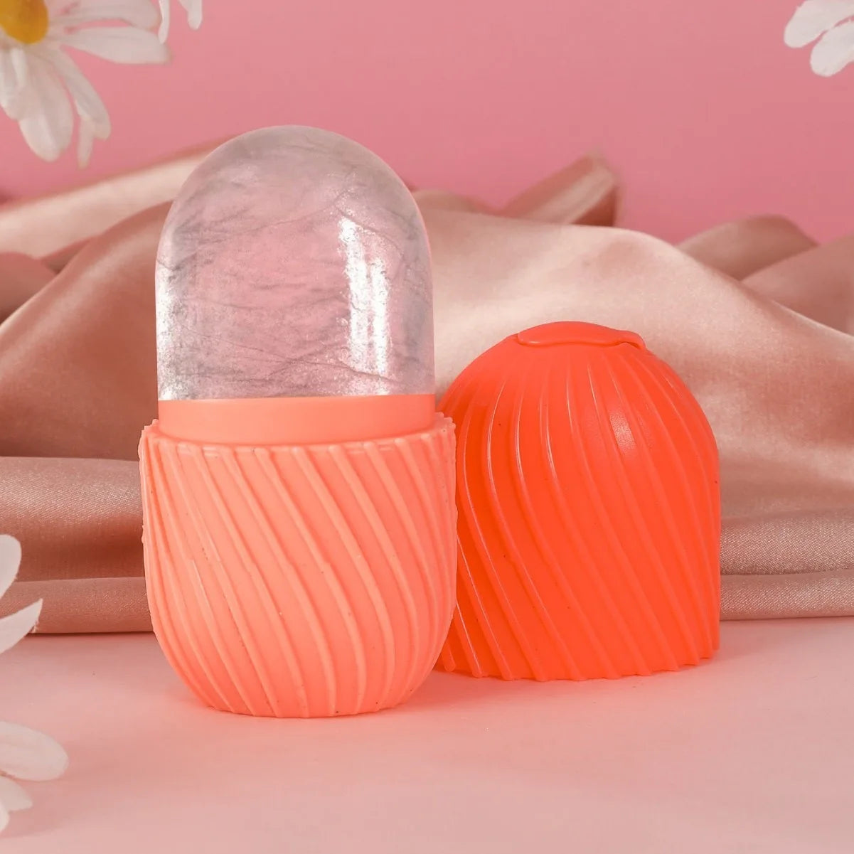 Ice Globe Face Massager – Silicone Cold Therapy Tool for Glowing Skin
