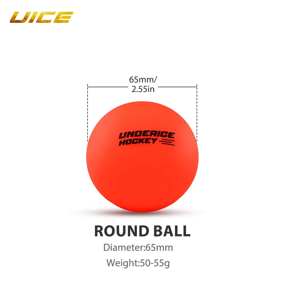 JL-Sport Underice Hockey Balls – High-Quality Rubber | Glow in the Dark Option