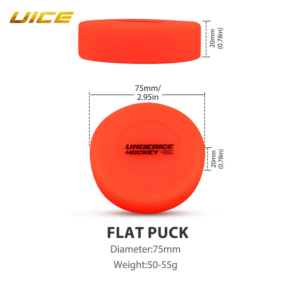 JL-Sport Underice Hockey Balls – High-Quality Rubber | Glow in the Dark Option