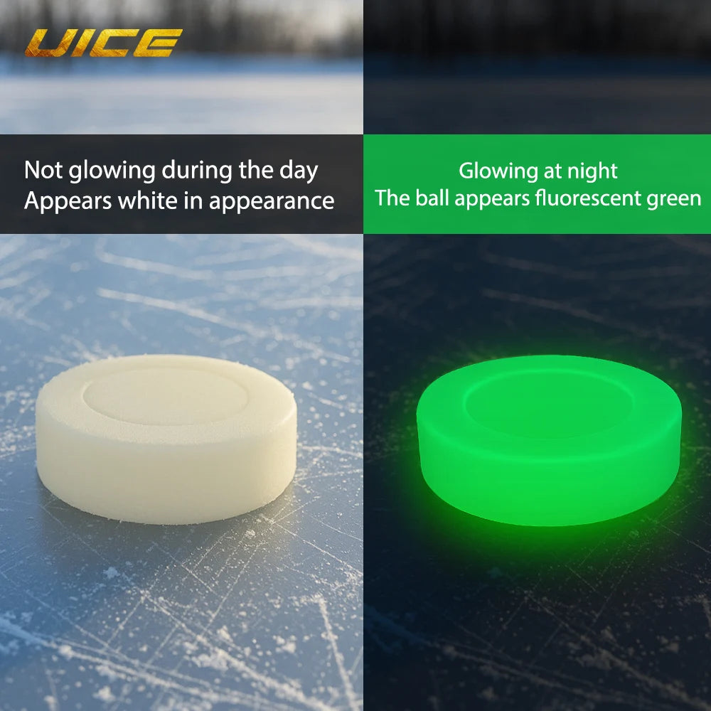 JL-Sport Underice Hockey Balls – High-Quality Rubber | Glow in the Dark Option