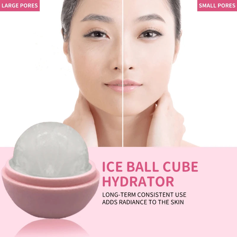 Lavender Ice Globe Face Roller – Floral Cold Therapy Skincare Tool