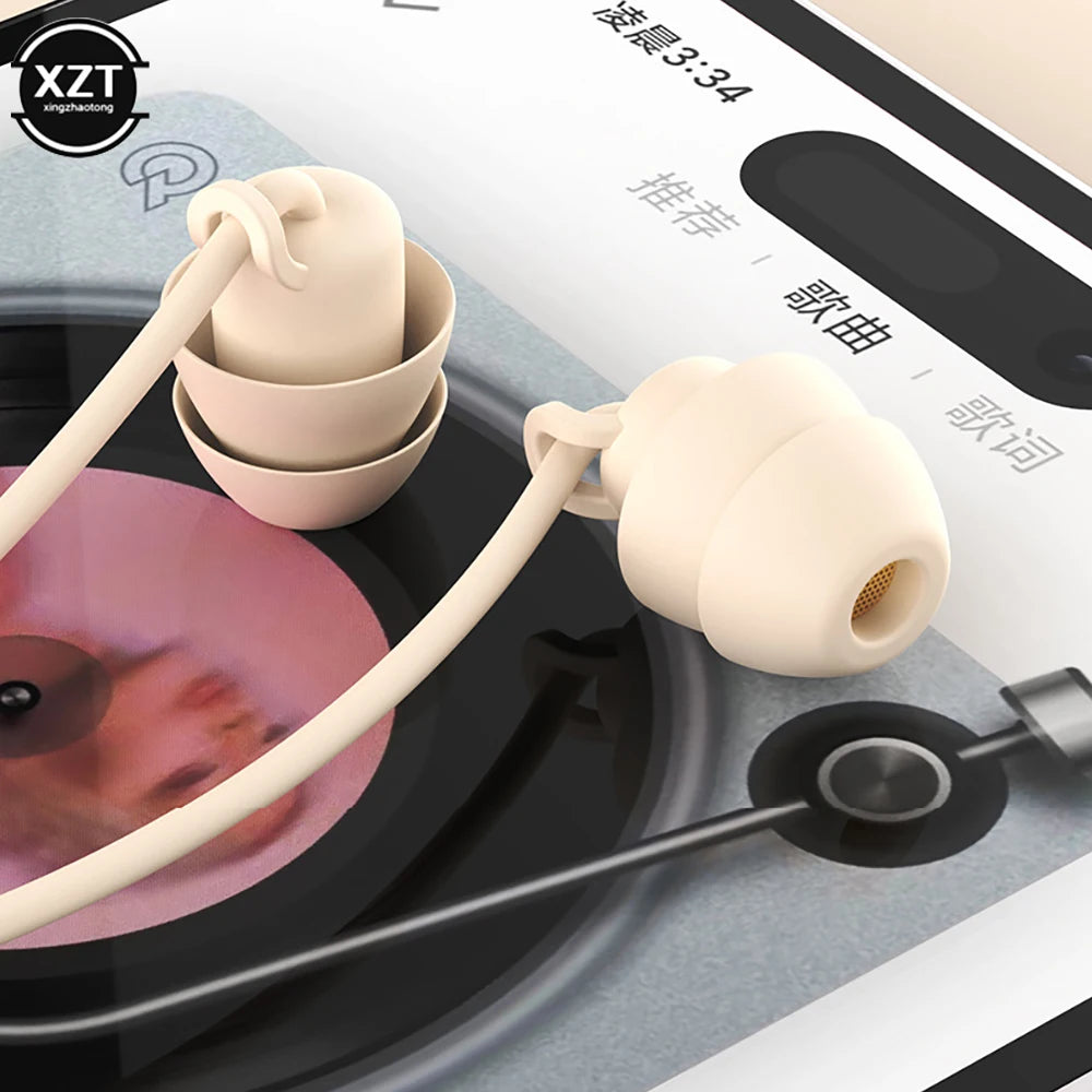 Wired In-Ear Earphones with Mic – 3.5mm Noise Isolating Earbuds for iPhone & Android