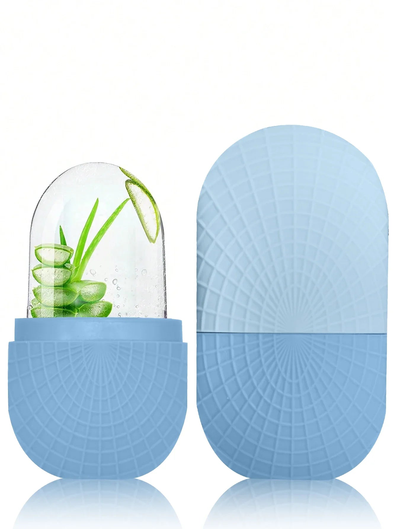 Lavender Ice Globe Face Roller – Floral Cold Therapy Skincare Tool