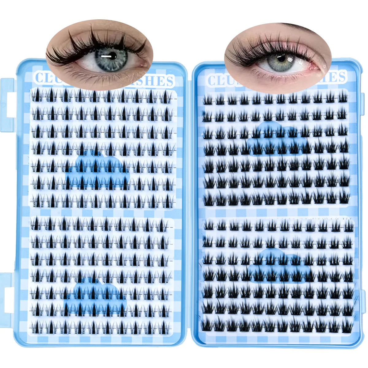Cluster Lashes Book – DIY Individual Lash Extensions Kit with Tweezers