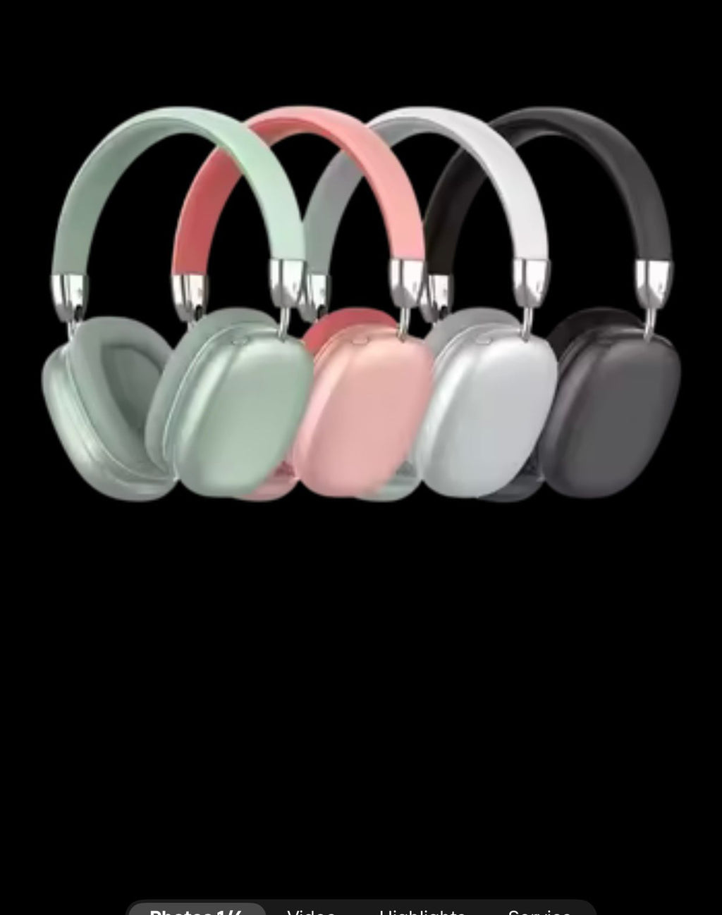 P9 Pro Max – Wireless Over‑Ear Headphones with Active Noise Cancellation