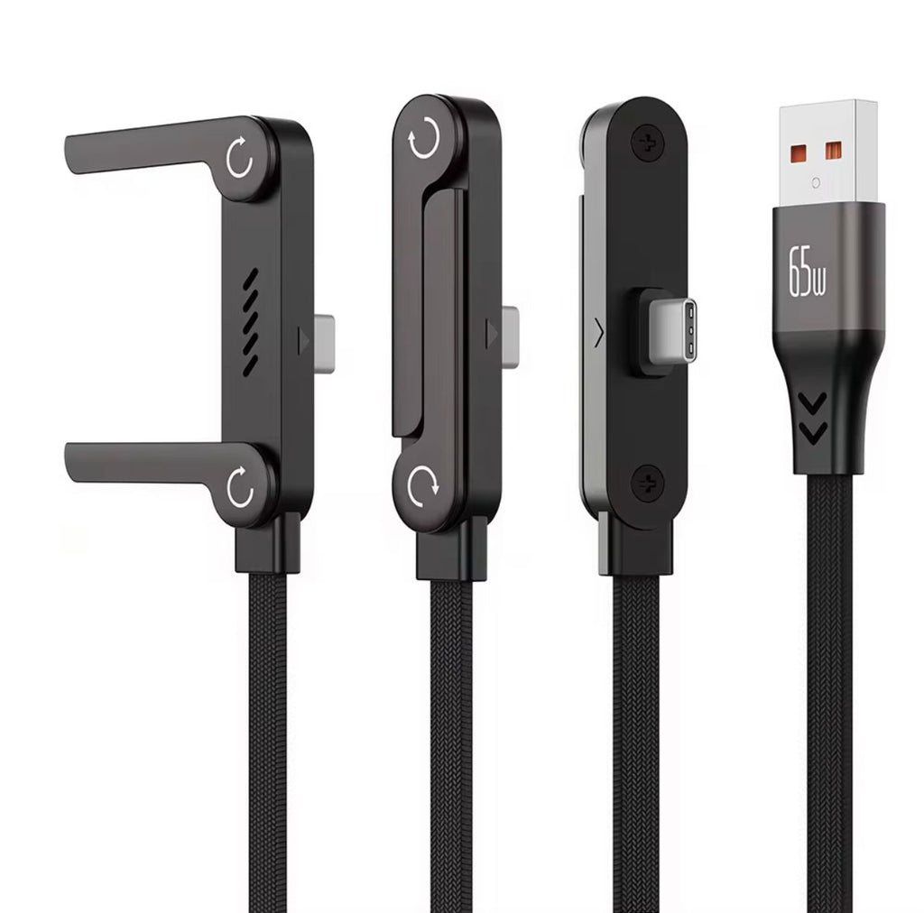 UltraCharge 240W – Fast Charging Cable with Built‑In Phone Stand