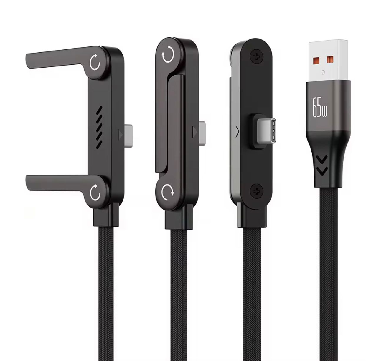 UltraCharge 240W – Fast Charging Cable with Built‑In Phone Stand